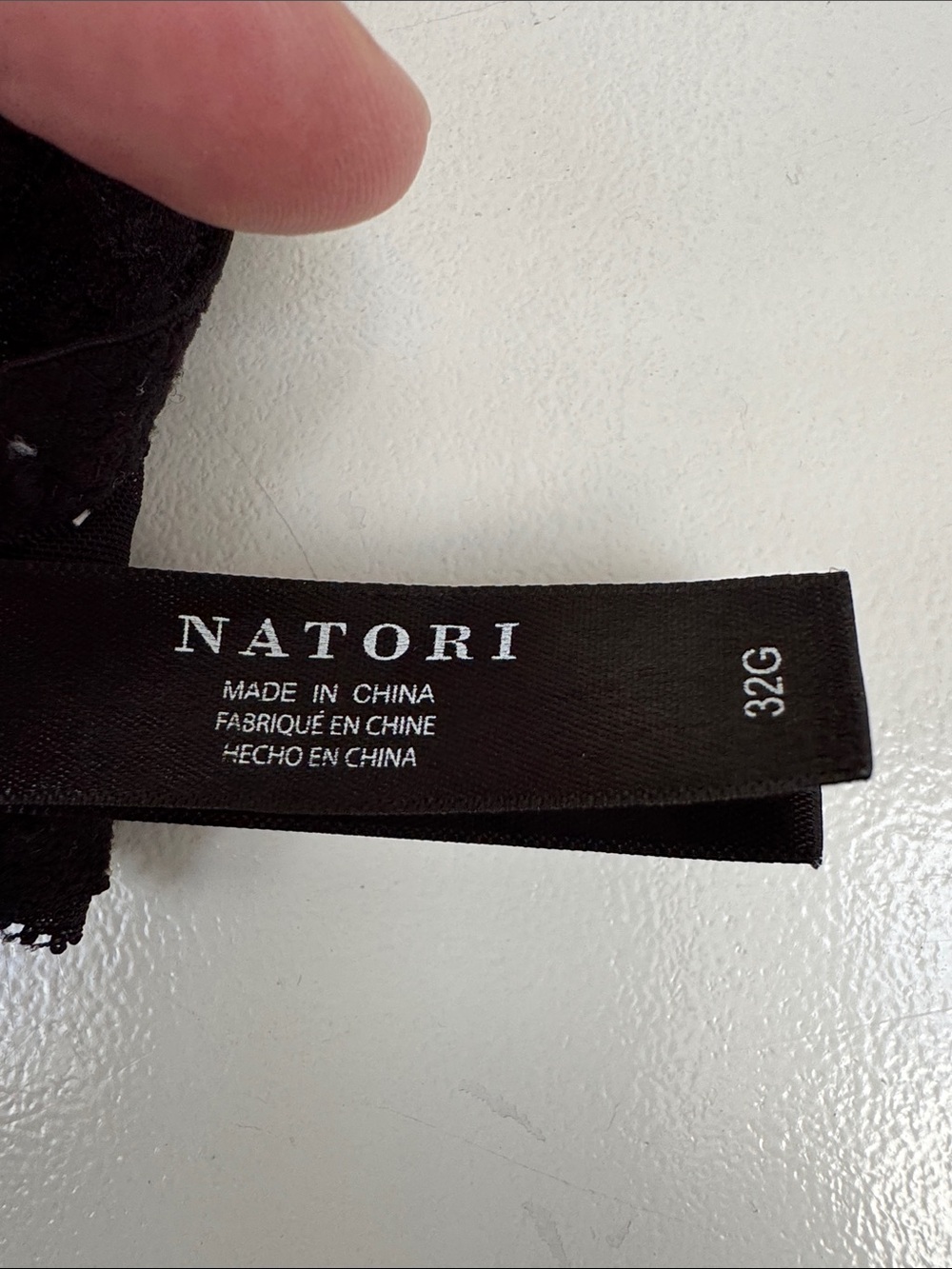 Natori 721191 Black Cherry Blossom Lace Underwire convertible Bra 32G (DDDD) - Picture 6 of 7